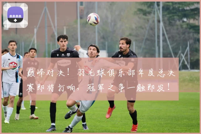 巅峰对决！羽毛球俱乐部年度总决赛即将打响，冠军之争一触即发！